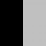 Black/Silver (M/Glo)