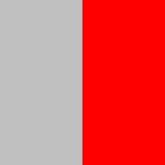 Silver/Red