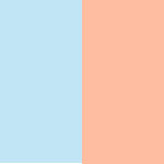 Light Blue/Light Peach (Matte)