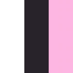 White/Black Bicoastal/Aster Pink