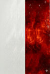 White / Lava Red